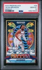 2024 PANINI PRIZM BLACK GROOVY #25 JALEN BRUNSON PSA 10