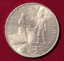 Austria 40 Years Carinthian Referendum 25 Shillings 1960