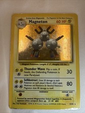 Magneton 9/102 Holo Unlimited Holo Rare Base Set Pokemon TCG LP on eBay