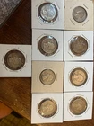 1936-1957 washington quarters 9 total