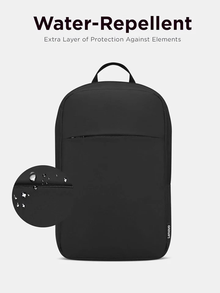 Lenovo 15.6-inch Laptop Backpack for Computers up to 15.6", Black