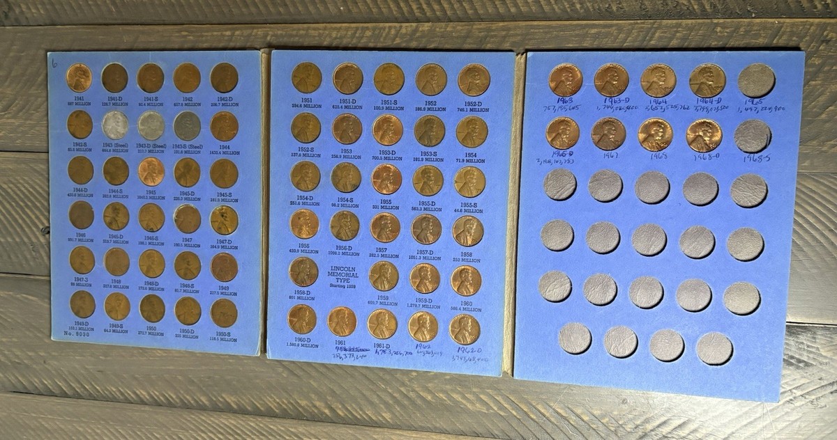 Lincoln Head Cent Collection starting 1941 • BOOK SOLD AS IS | eBay
