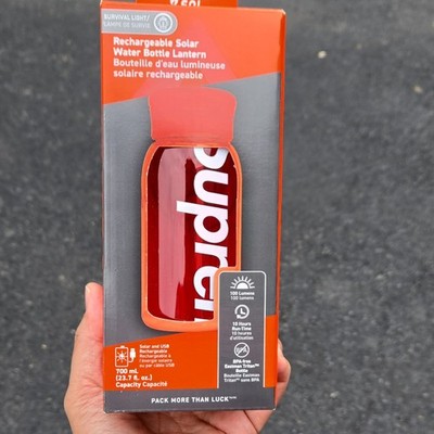 SOL Supreme Rechargeable Solar Waterproof Water Bottle Lantern