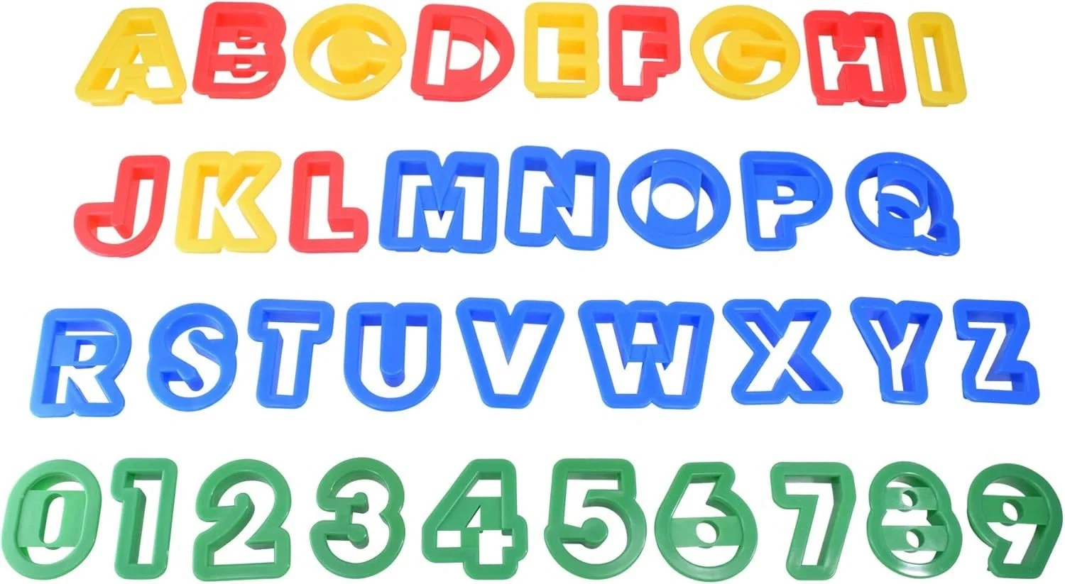 R&M International Alphabet and Number Cookie Cutter
