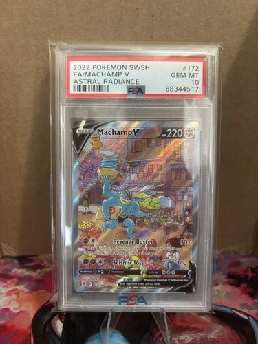 PSA 10 Machamp V (Alternate Full Art) 172/189 Swsh10: Astral Radiance Holo