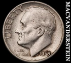 1953-S Roosevelt Dime- Silver Better Date No Reserve #i3708