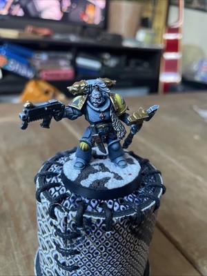 Warhammer 40k Space Wolves Lieutenant Pro Painted Umbau