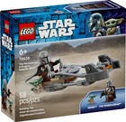 LEGO Star Wars The Mandalorian & Grogu Speeder Bike Building Toy, 58 Pieces,