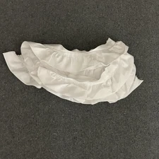 Trimtex White Ruffled Blanket Binding 50 inches long by 2 inches wide NEW