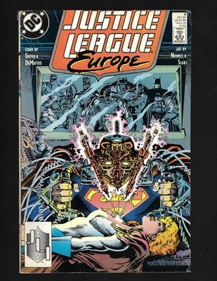 Justice League Europe #9 (DC Comics December 1989) VG/F reader