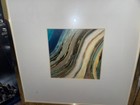 z gallerie wall art (2) Agate in peacock framed  — photo 7