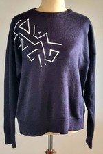 Vintage 1970s Peter Metchev Abstract Knit Jumper Designer Sweater