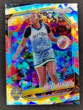 2025 Panini WNBA Prizm ARIEL ATKINS Silver Ice Prizm #13 Chicago Sky