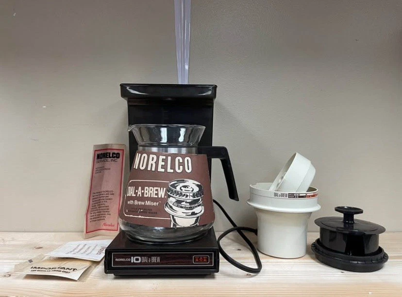 New in Box Norelco Dial-A-Brew 10 Cup Coffee Maker