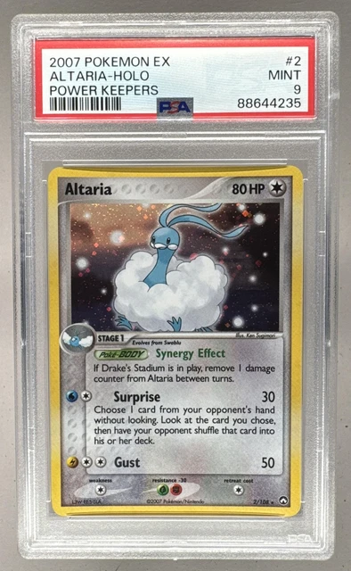 Altaria 2007 Pokemon EX Power Keepers #2 Holo PSA 9