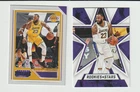 2 LEBRON JAMES CARDS 20/21 CHRONICLES & 20/21 CHRONICLES THREADS NRMT