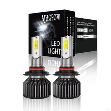 9005hb3 Car Led Headlight Super Bright Bulbs Kit Highlow Beam 12000k White 2pc