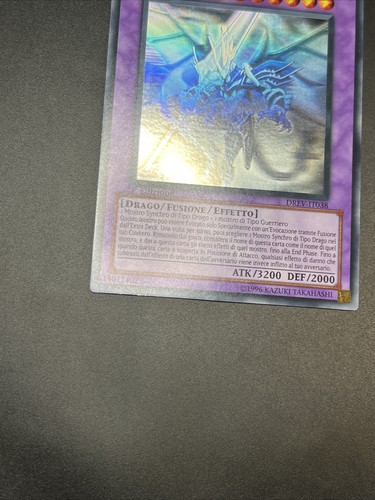 Yu-Gi-Oh! Rare Ghost Logo Laser Knight Dragon Draco Equiste Drev-it038 1ed Ita - Picture 9 of 12