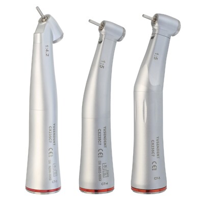 Yabangbang Dental LED Contra Angle Handpiece - 1:5 & 1:1 Electric Fit For KaV, NSK, COXO, Autochuck, Ortho Ready