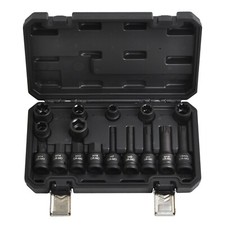 12 Drive Brake Adjusting Tool 16-piece Impact Brake Caliper Socket Set