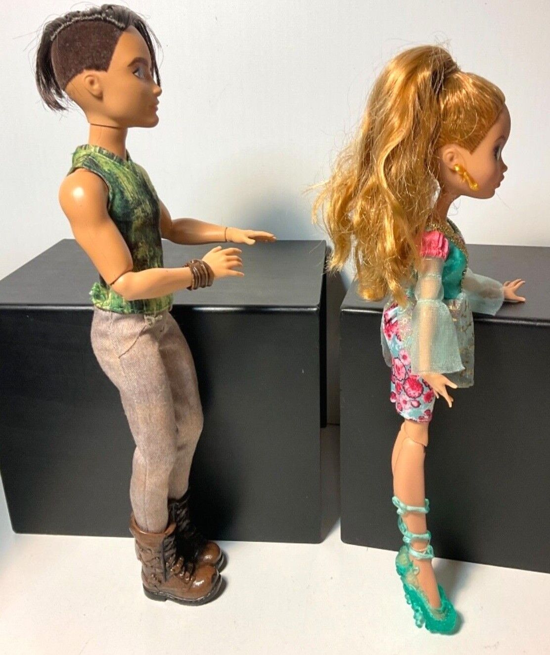 ashlynn e hunter 🩷💚 #fyp #fy #coleçãodebonecas #bonecas #mattel #dol