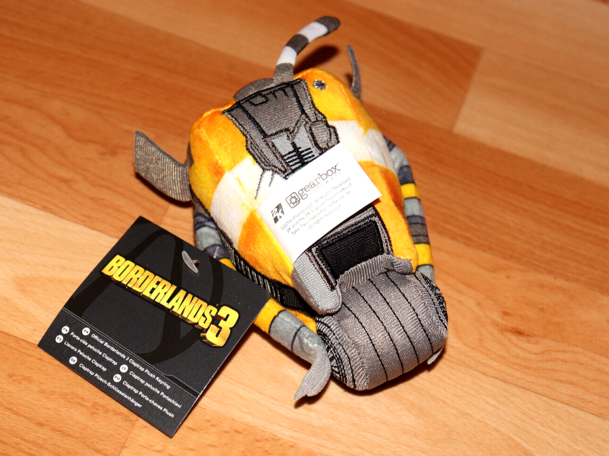 Borderlands 3 Claptrap CL4P-TP Numskull Plush Keychain