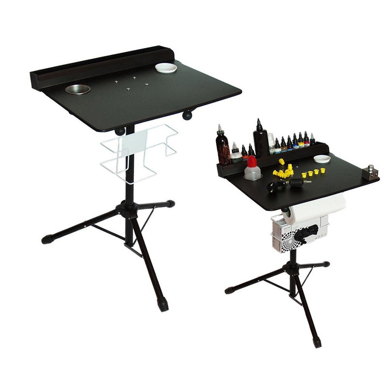 Adjustable Tattoo Work Station Stand Tray Tattoo Workstation Supply Desk Table