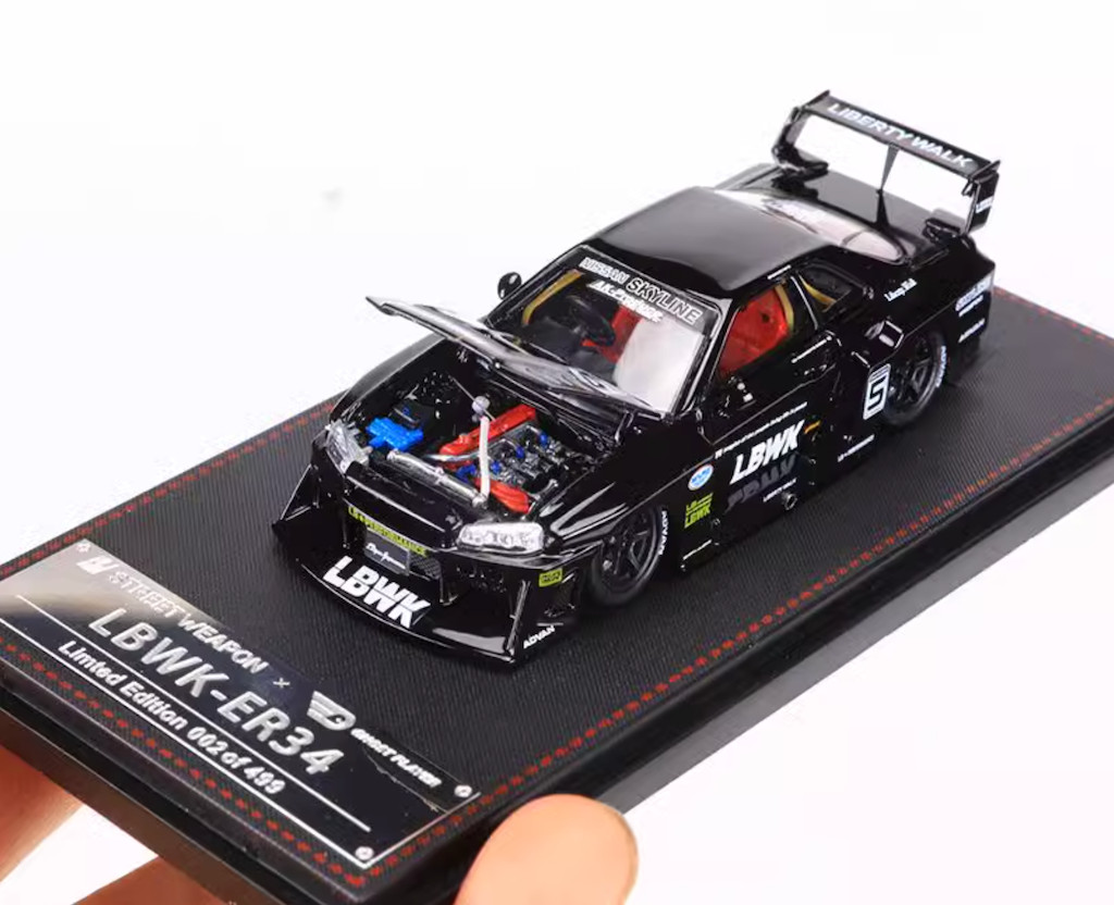 SW 1/64 日産 R34 ER34 GT-R リバティウォーク LBWK LB-ER34 Super Silhouette SKYLINE - Liberty Walk | リバティー