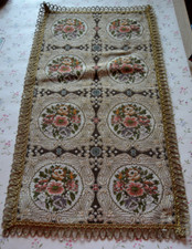 Brokat Tischläufer 63 x 33 cm Vintage