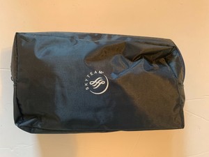 Turkish Airlines SkyTeam Kit de aseo cremallera amenidades de viaje bolsa  de Descanso Nuevo Negro | eBay