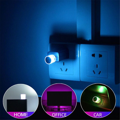Mini USB Neon LED Lamp Bulb Car Interior Atmosphere Ambient Light Accessories - Picture 5 of 19