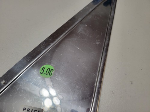 Vintage Stainless Steel Rubber Mud Flaps Splash Guards Chrome Ford Chevy Dodge - Picture 7 of 24
