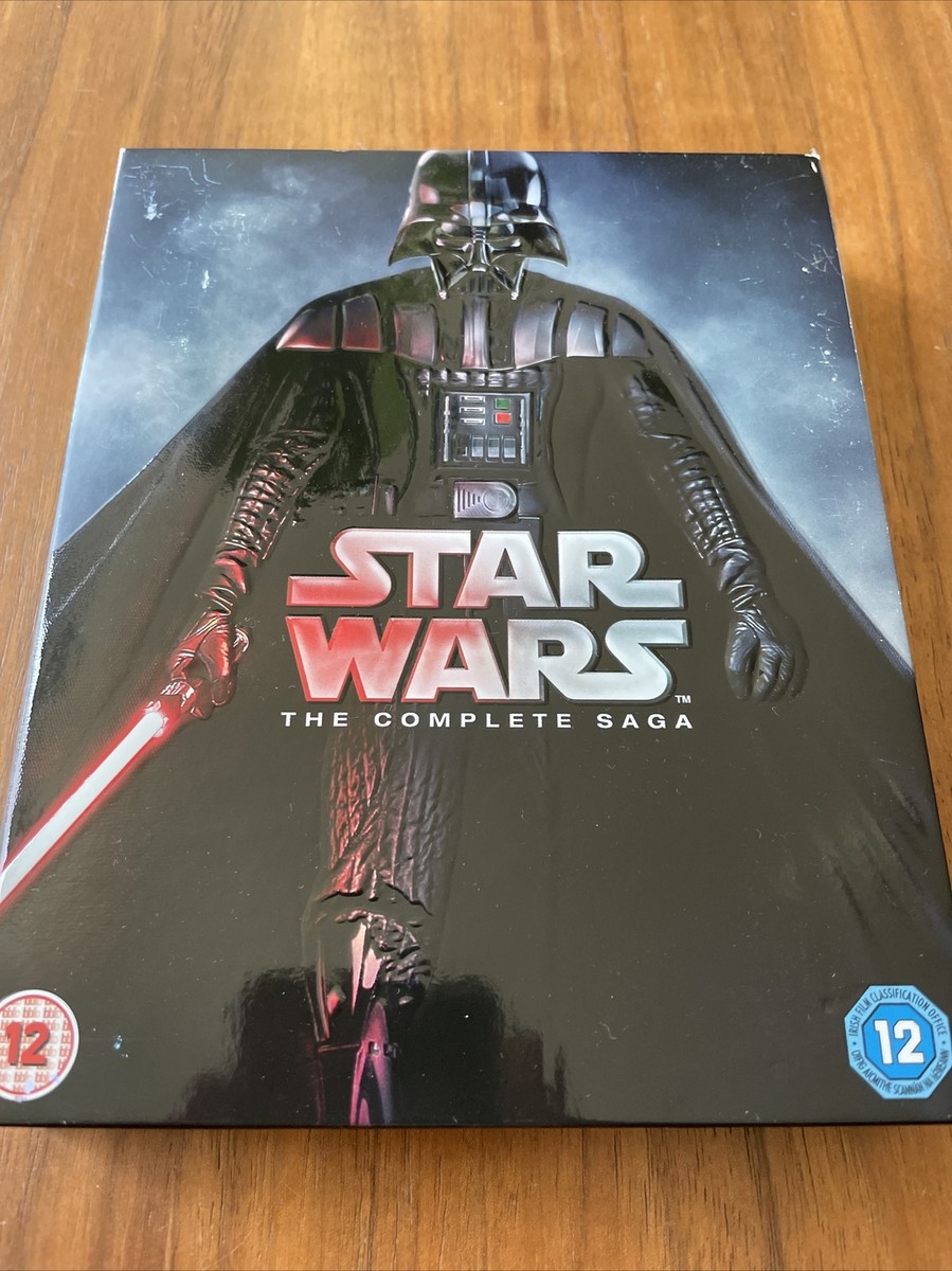 Star Wars The Complete Saga Blu-ray (Darth Vader Slipcover) (9 Disc Set)