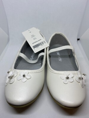 Carter's Girls Angie K- Sz 10 M US Toddler, White