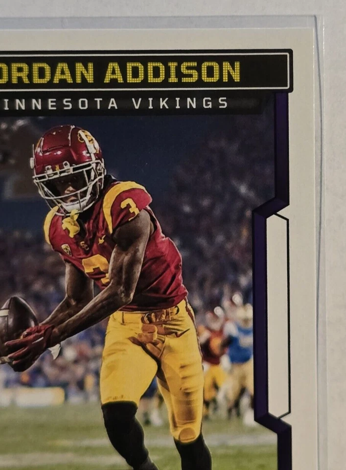 (2) 2023 Score Jordan Addison RC ROOKIE #346 Lot - Minnesota Vikings - Image 4 of 4