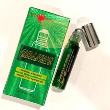 Eagle Brand Medicated Oil Roll On  0.27oz/ 8 ml Bottle  -Dau Xanh Con O