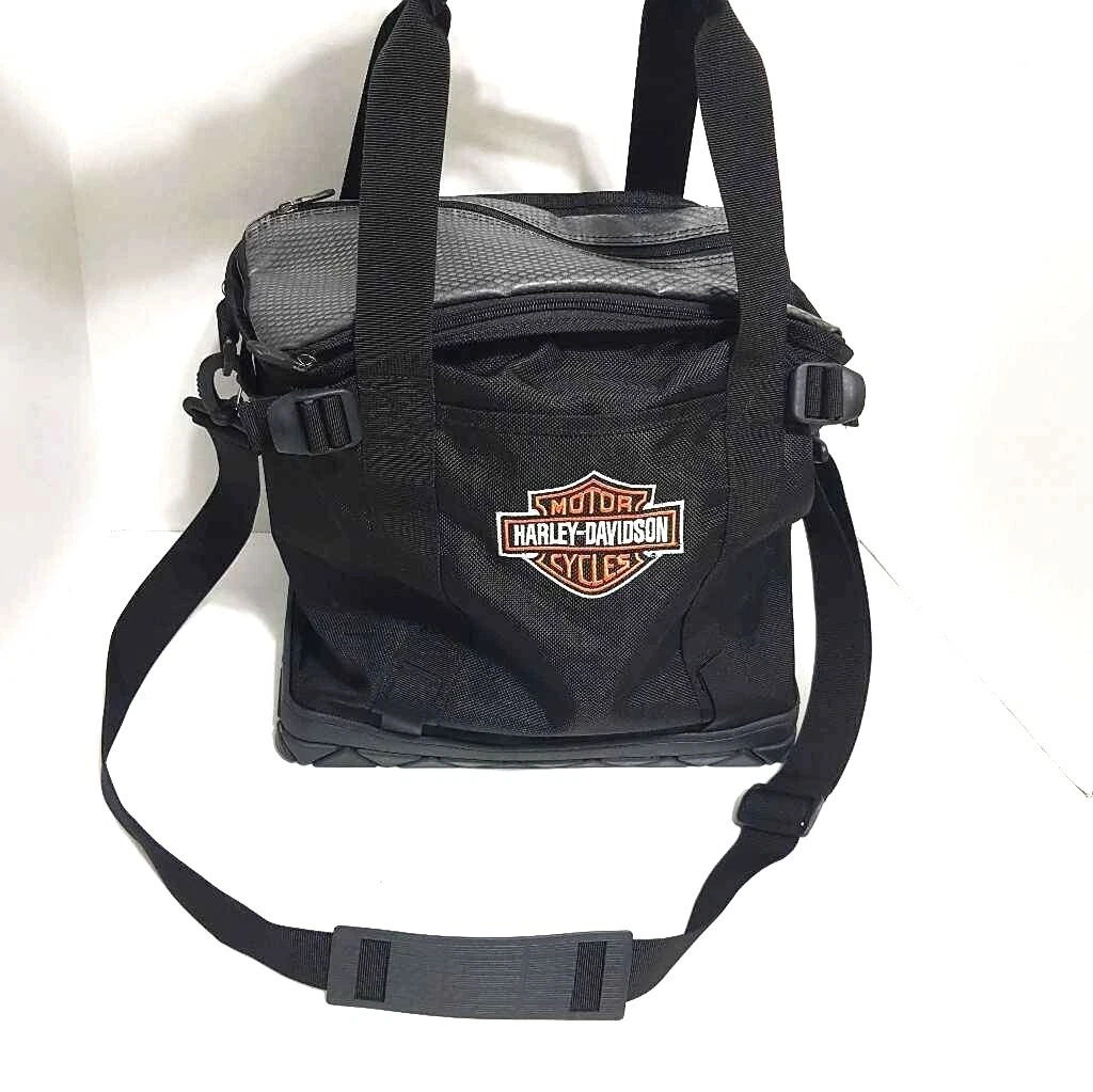 Harley-Davidson Soft Side Shoulder Bag Cooler Reinforced Rubber Bottom w/  Strap