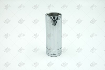 SK HANDWERKZEUG 15/16 Zoll 6-Punkt Steckschlüssel - 1/2 Zoll Antrieb, Chromiert, Für Erhöhte Griffkraft