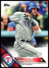2016 Topps #335 Mitch Moreland NM-MT Rangers ID:2996