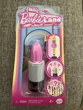 Barbie Mini Barbieland Pink Lipstick Container & Mystery 1.5" Doll