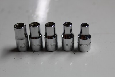 SNAP-ON TOOLS 1/4'' DRIVE TORX Shallow Socket Set (E4 E8) USA