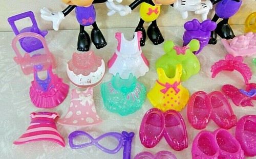 Lot of 3 Disney BOWTIQUE SNAP n STYLE Minnie Mouse Dolls and Accessories - Picture 3 of 7