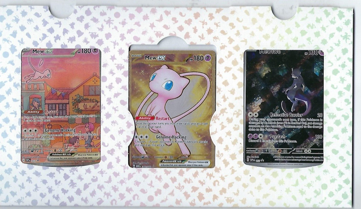 Mewtwo Pokemon Cards Collection  Mewtwo Mewtwo Mew Metal Card