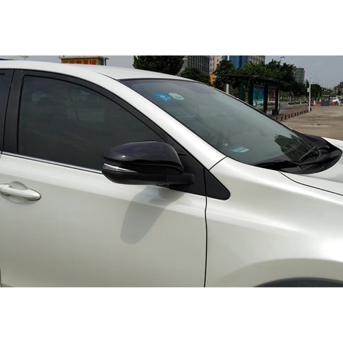 ABS Black Car/Exterior Side/Rear View Mirror Cover Fit for Toyot@ RAV4/2013~2018 - Picture 5 of 5