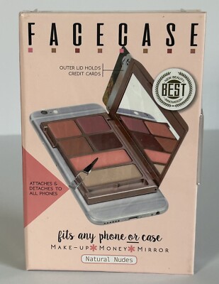 Eco Love  Facecase Cell Phone Compact NIB Shade ''Rich Nude'' Makeup Palette