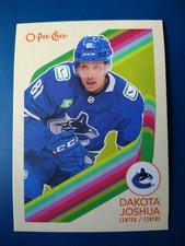 2023-24 O-Pee-Chee OPC Retro Dakota Joshua #384 Vancouver Canucks