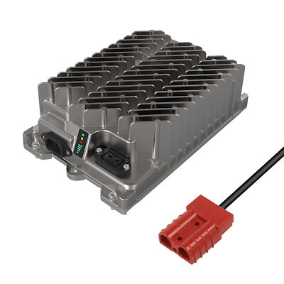24V 27A Multipurpose Lead Acid Battery Charger + Red SB50 Plug for Delta-Q IC650