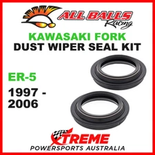 All Balls 57-109 Kawasaki ER-5 1997-206 Fork Dust Wiper Seal Kit 37x50