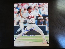 DENNIS MARTINEZ AUTOGRAPH / Signed 8 X 10 PHOTO Atlanta Braves PG 7/28/91