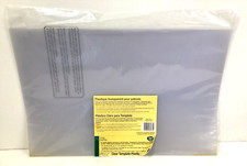 Stencils Templates 18x12 Clear Pack of 3 Sheets